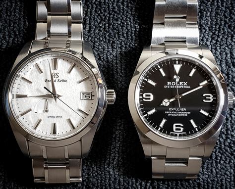 rolex explorer vs seiko